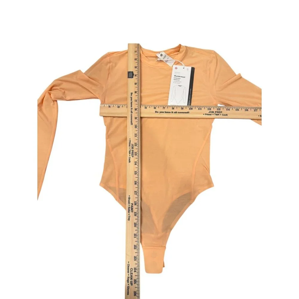 Lululemon‎ Wundermost crewneck bodysuit Nulu mesh